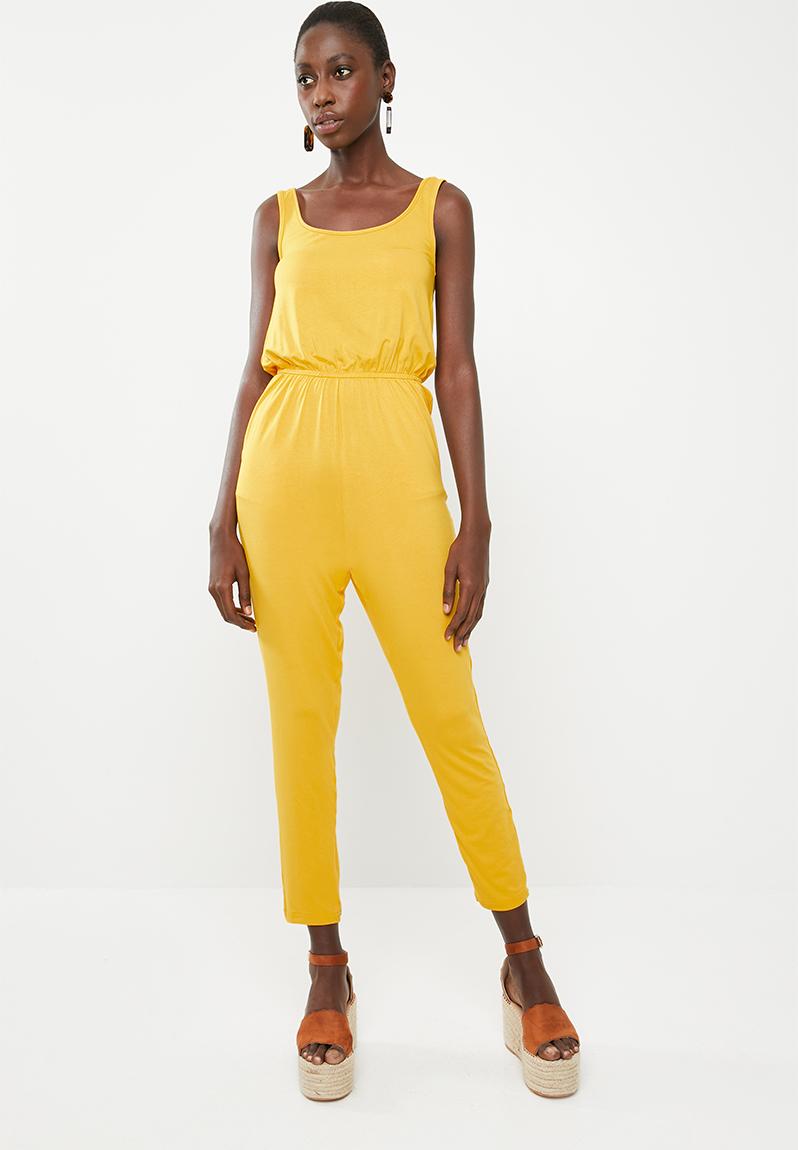Easy fitting jumpsuit - yellow c(inch) Jumpsuits & Playsuits ...