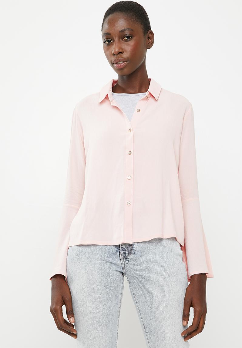 Bell sleeve shirt - pale pink Superbalist Shirts | Superbalist.com