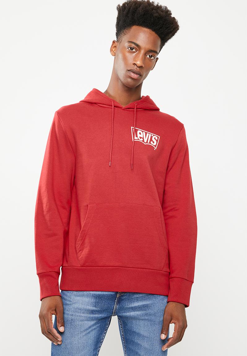 Graphic long sleeve hoodie - crimson Levi’s® Hoodies & Sweats ...
