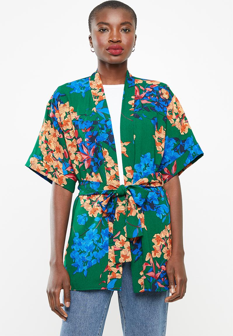 Soft kimono - green floral Superbalist Jackets | Superbalist.com