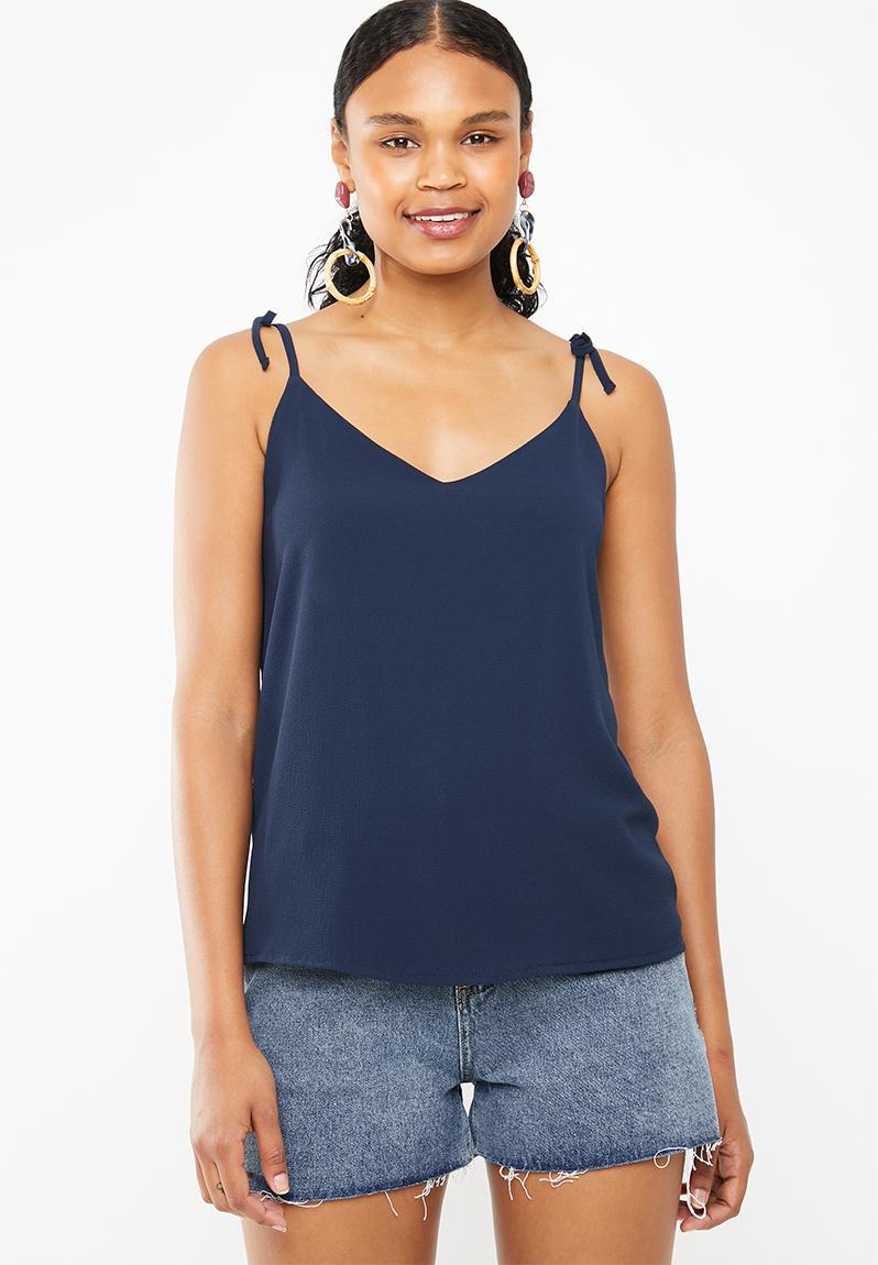 V-neck cami - navy Superbalist T-Shirts, Vests & Camis | Superbalist.com