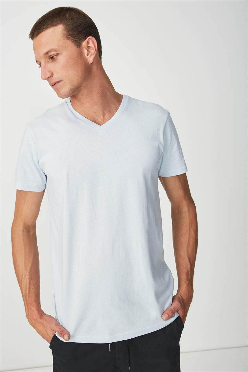 Essential vee neck - tac blue Cotton On T-Shirts & Vests | Superbalist.com