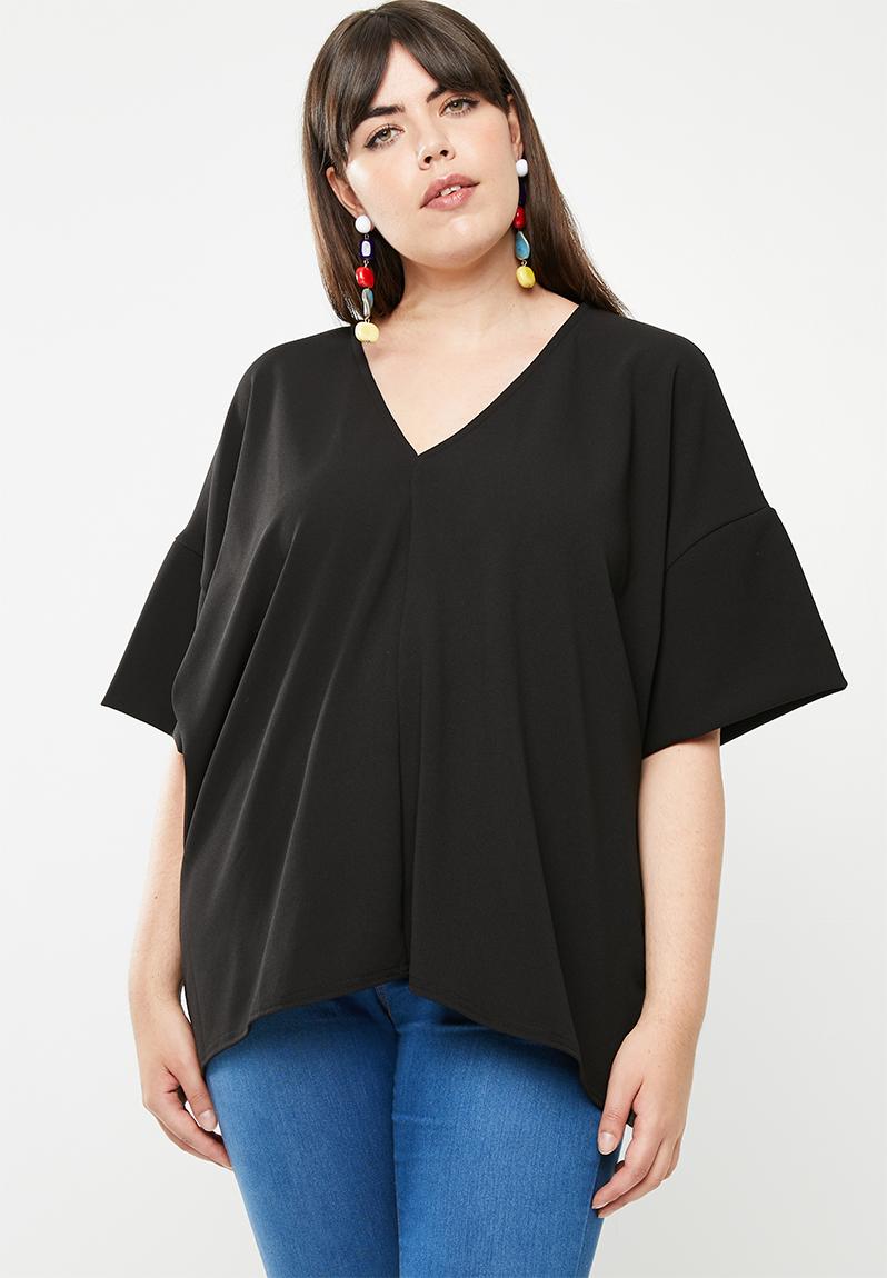 black shirts plus size