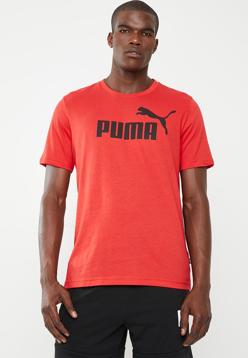 Ess logo tee - red PUMA T-Shirts | Superbalist.com