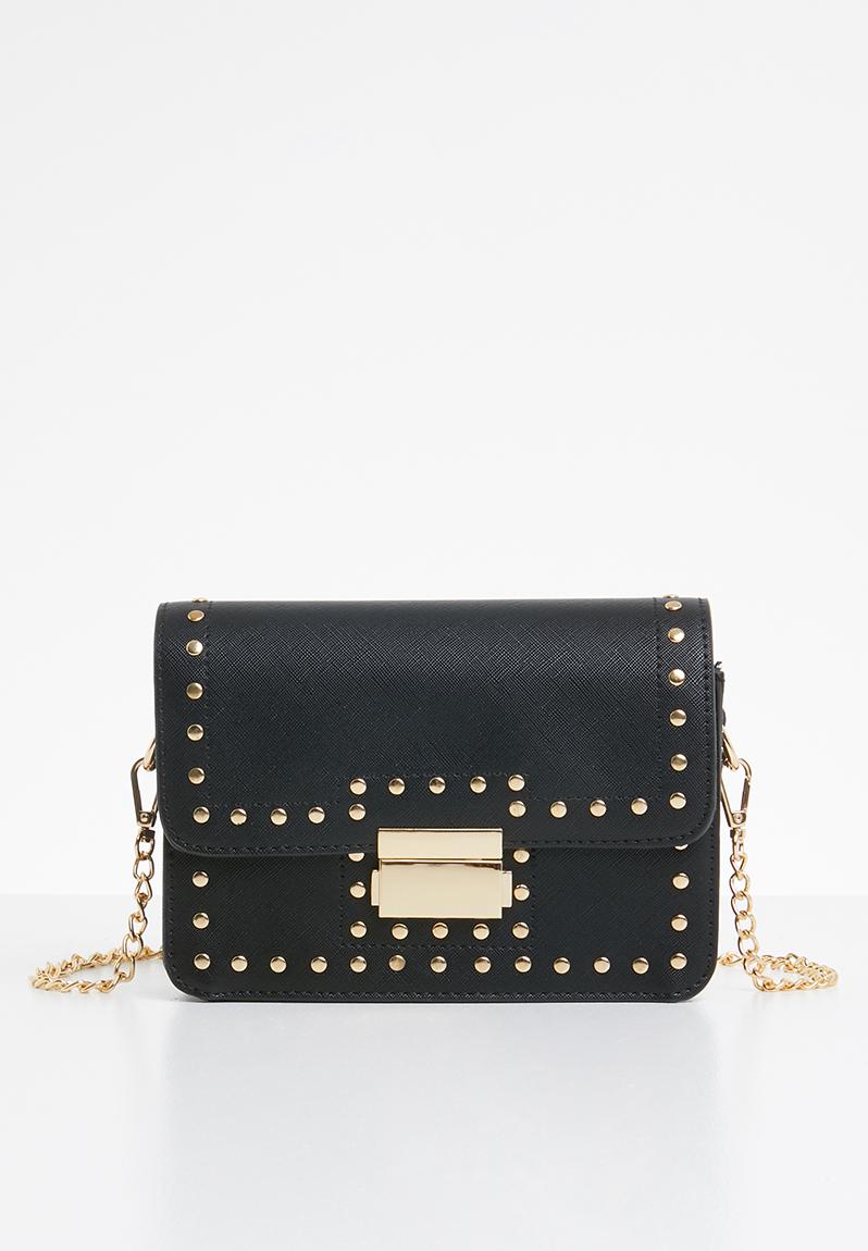 gold cross over bag