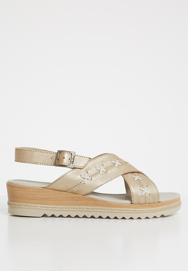 Slingback leather wedge - tan Phelan Sandals & Flip Flops | Superbalist.com