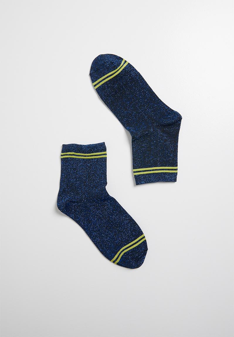 Sparkle ankle socks - blue Superbalist Stockings & Socks | Superbalist.com