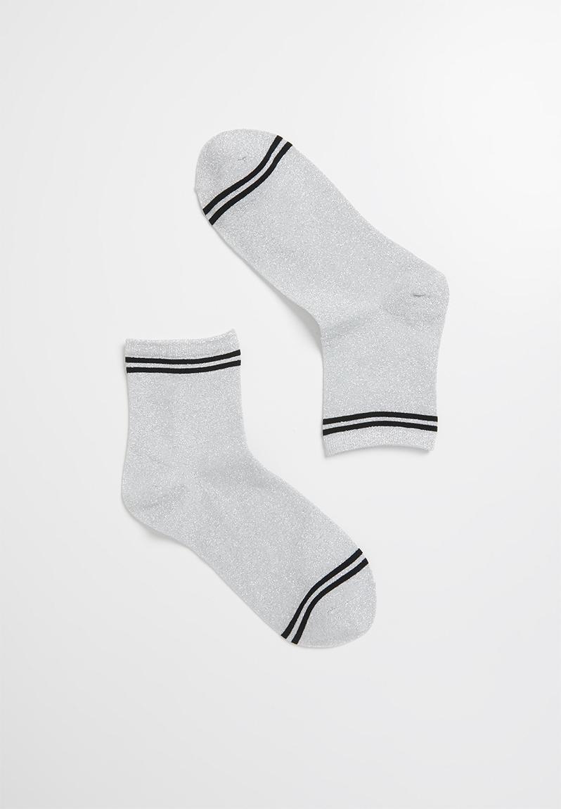 Sparkle ankle socks - white Superbalist Stockings & Socks | Superbalist.com