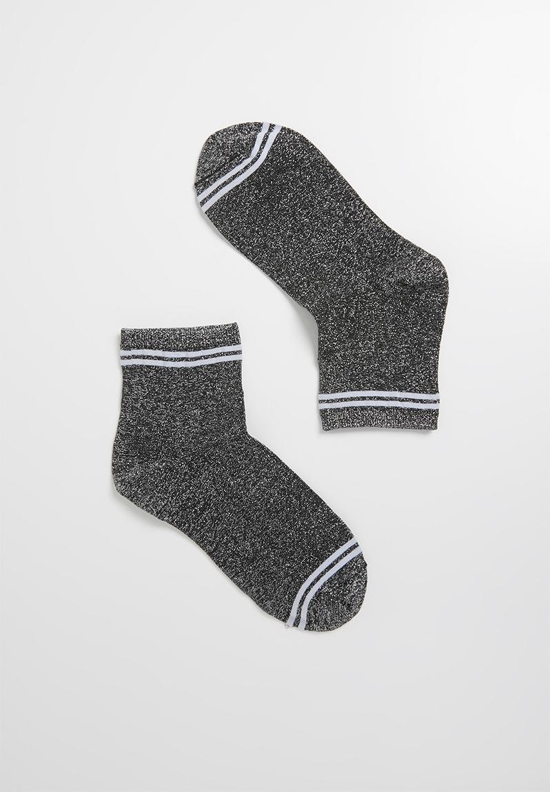 Sparkle ankle socks - grey Superbalist Stockings & Socks | Superbalist.com