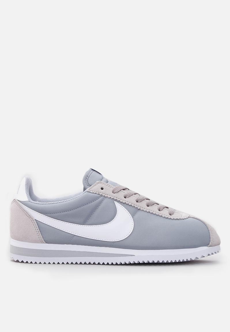 wolf grey nike cortez