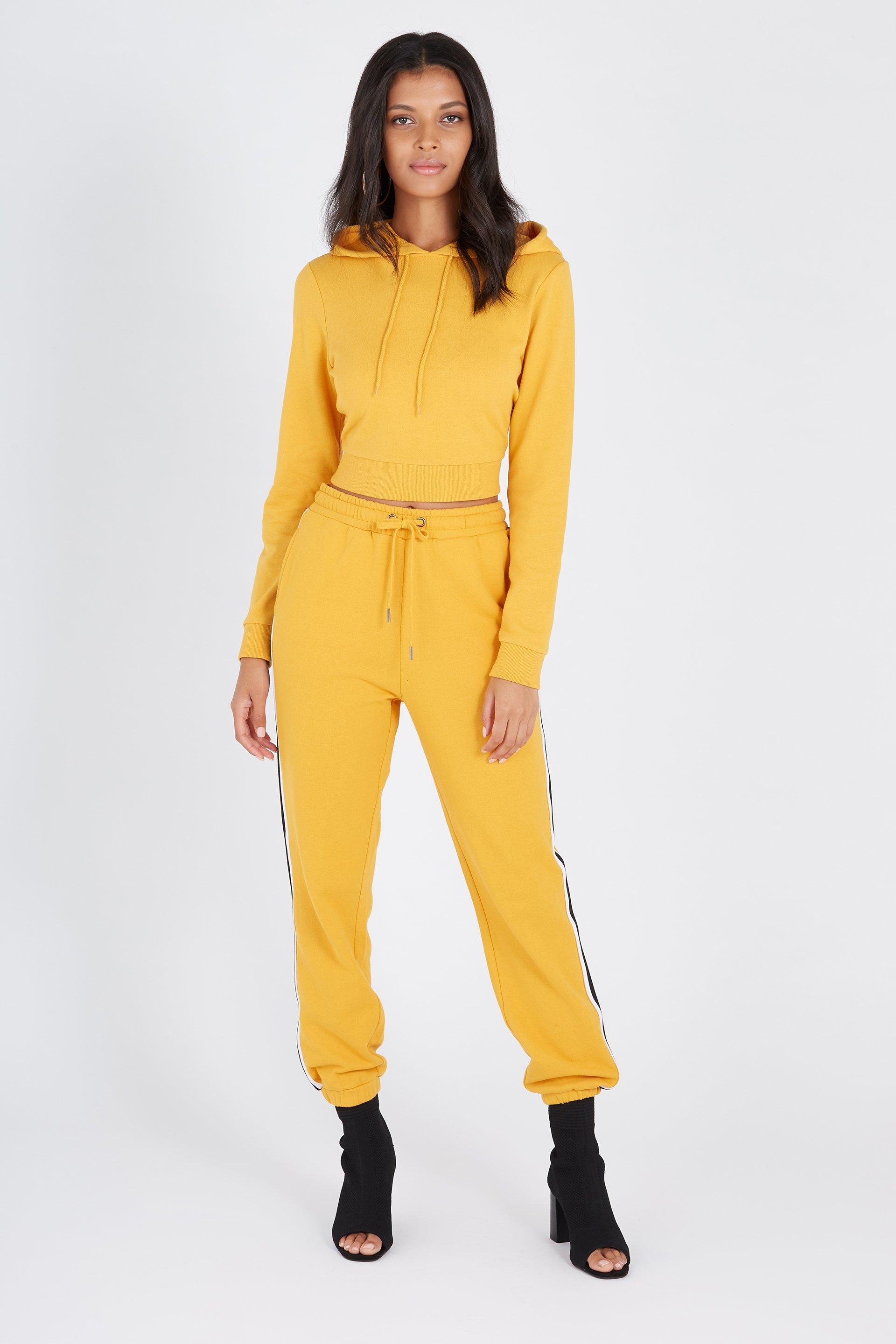 Graphic cropped hoodie - mustard Supré Hoodies & Sweats | Superbalist.com