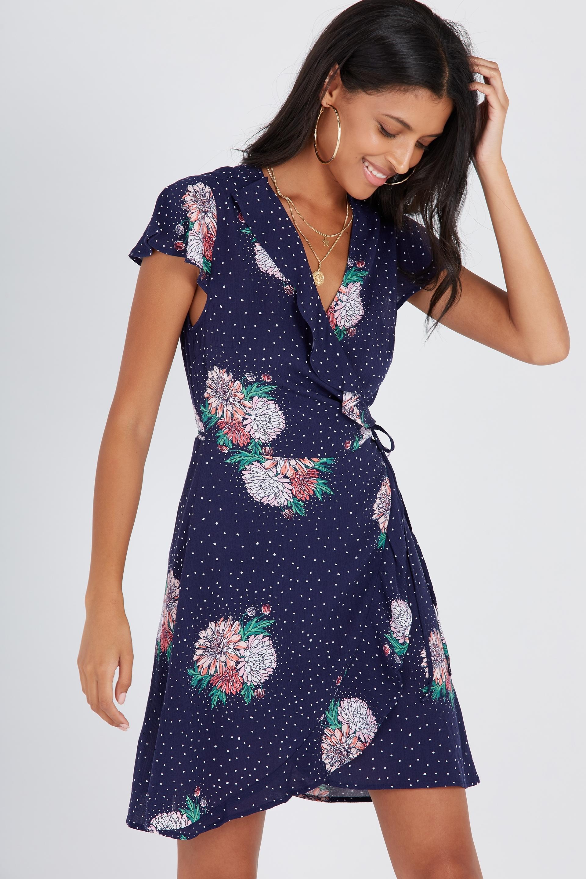 supre wrap dress