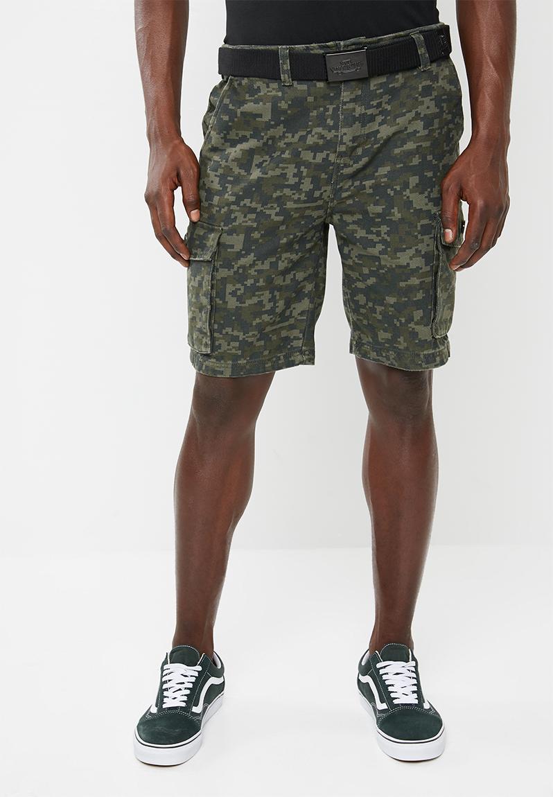 Pixel cargo shorts - camo STYLE REPUBLIC Shorts | Superbalist.com