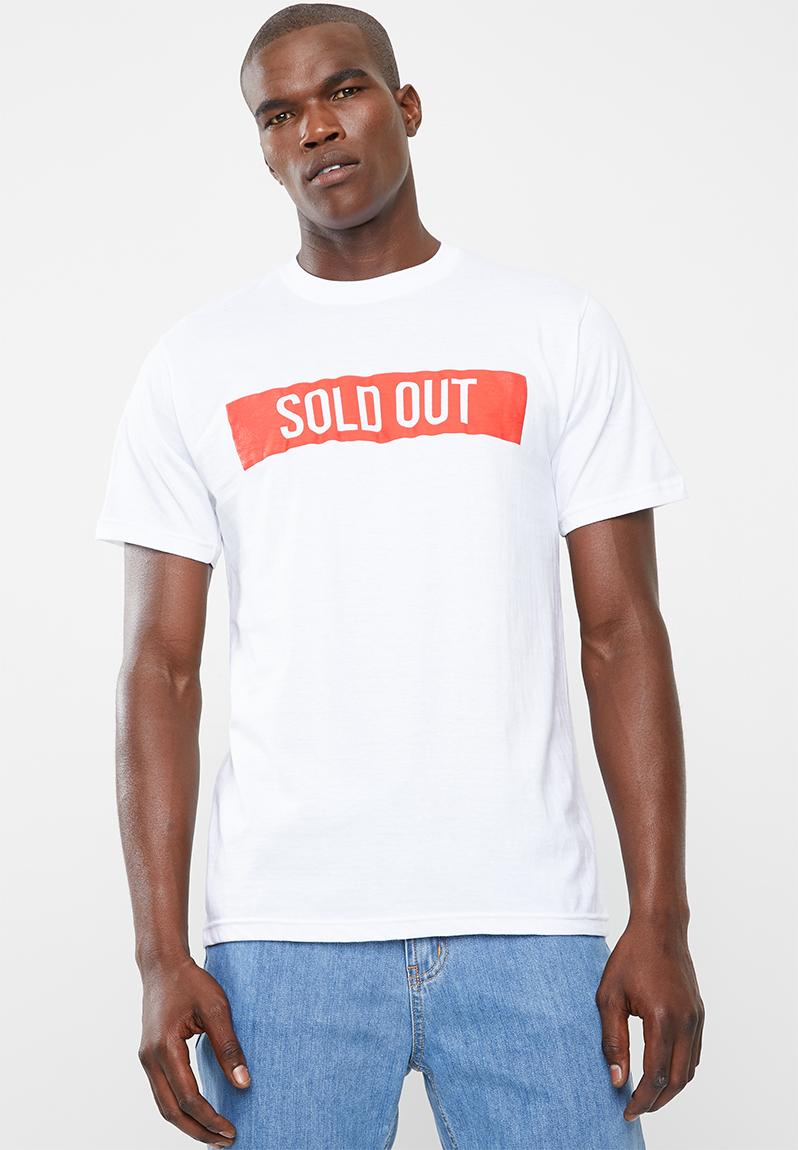 Sold out tee - white STYLE REPUBLIC T-Shirts & Vests | Superbalist.com