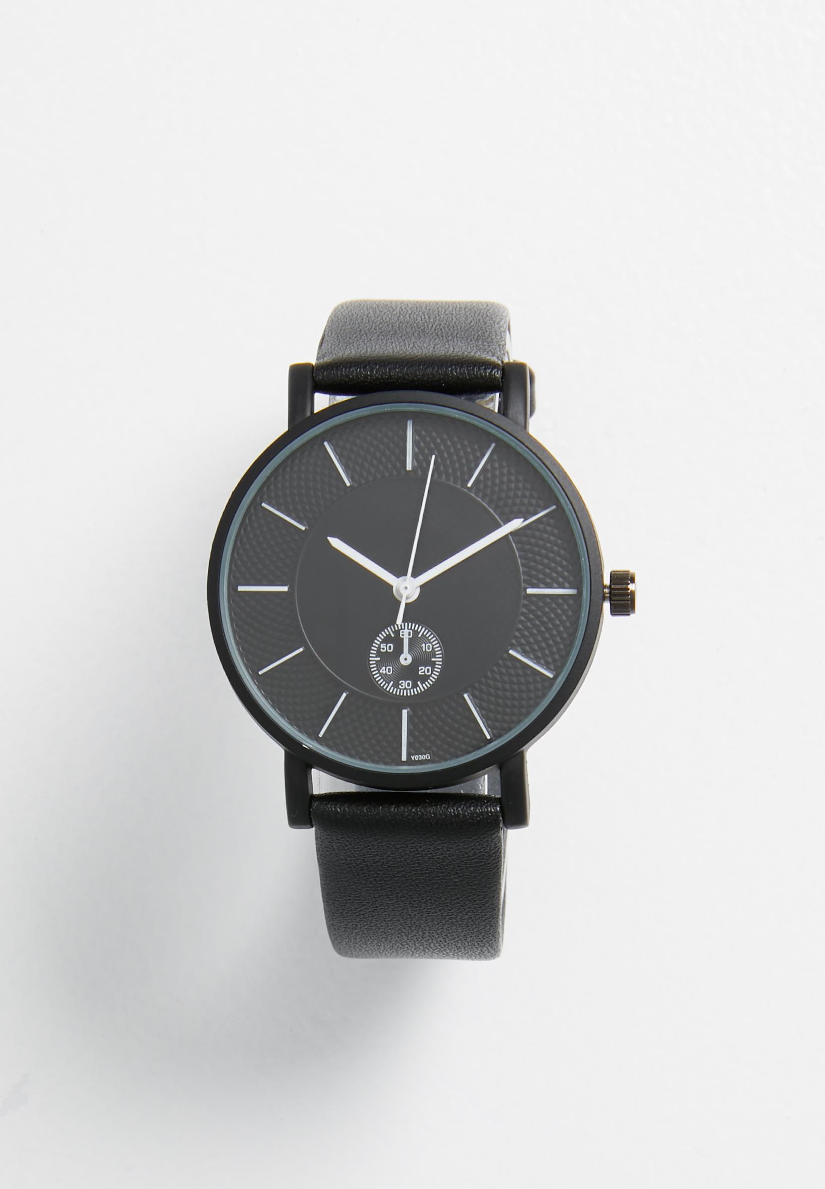 Large analogue watch - black STYLE REPUBLIC Watches | Superbalist.com