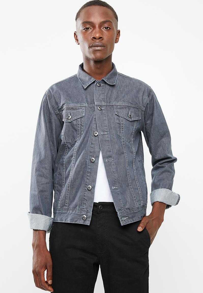 Basic Slim Denim Trucker Jacket - washed grey Superbalist Jackets ...