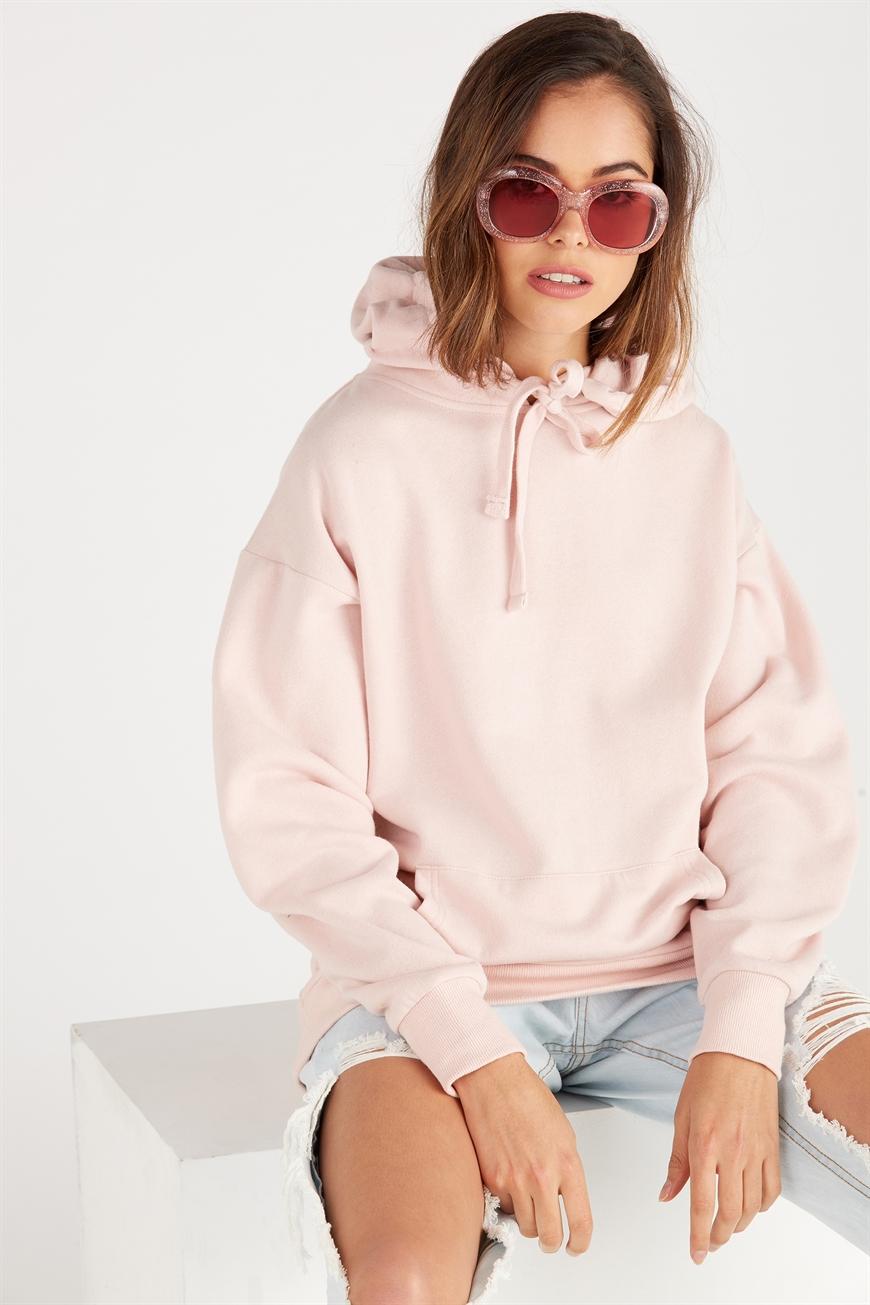 oversized pink top