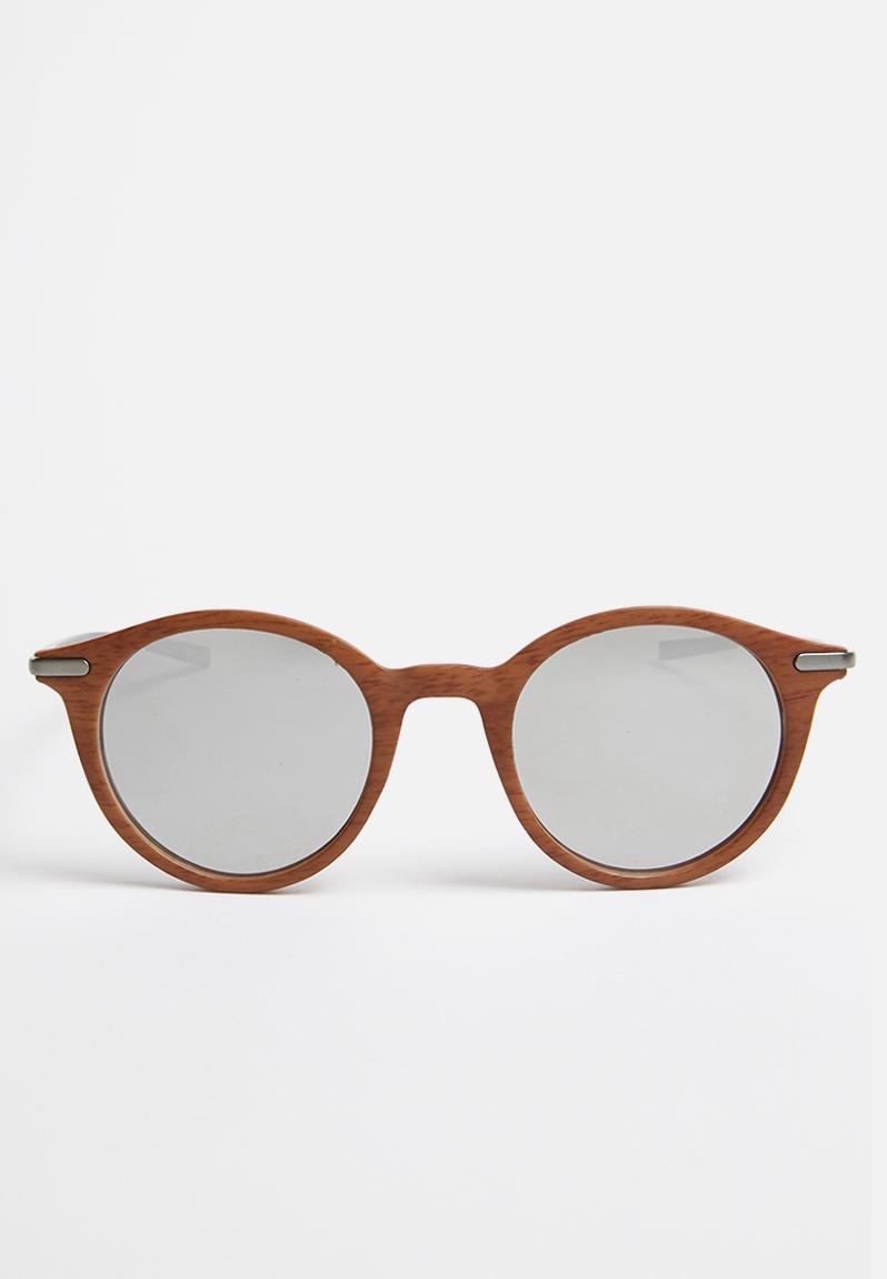 Mirror Lens Sunglasses Tan Style Republic Eyewear