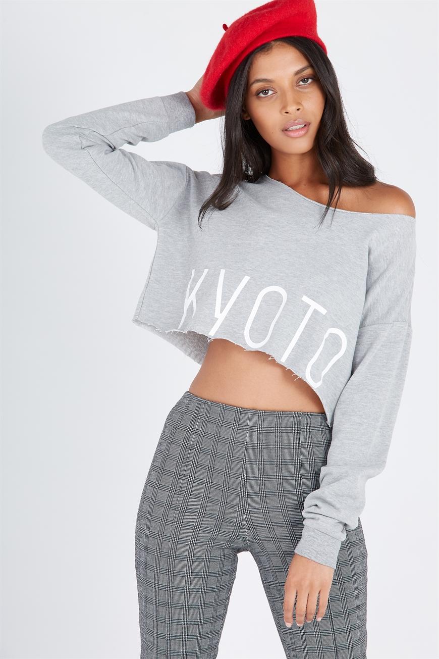 crop sweat top