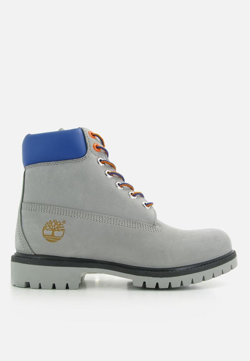 timberland 6 inch slim fur cuff boots medium grey suede