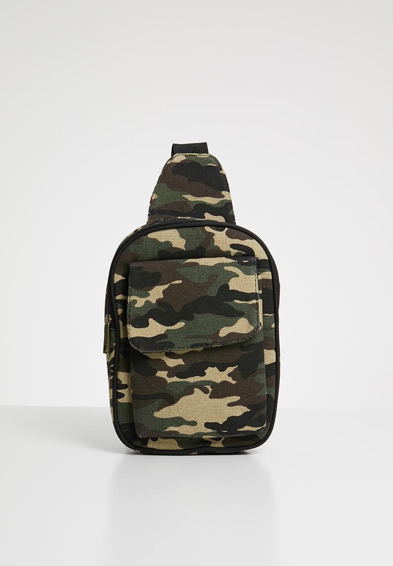 camo cross body bag