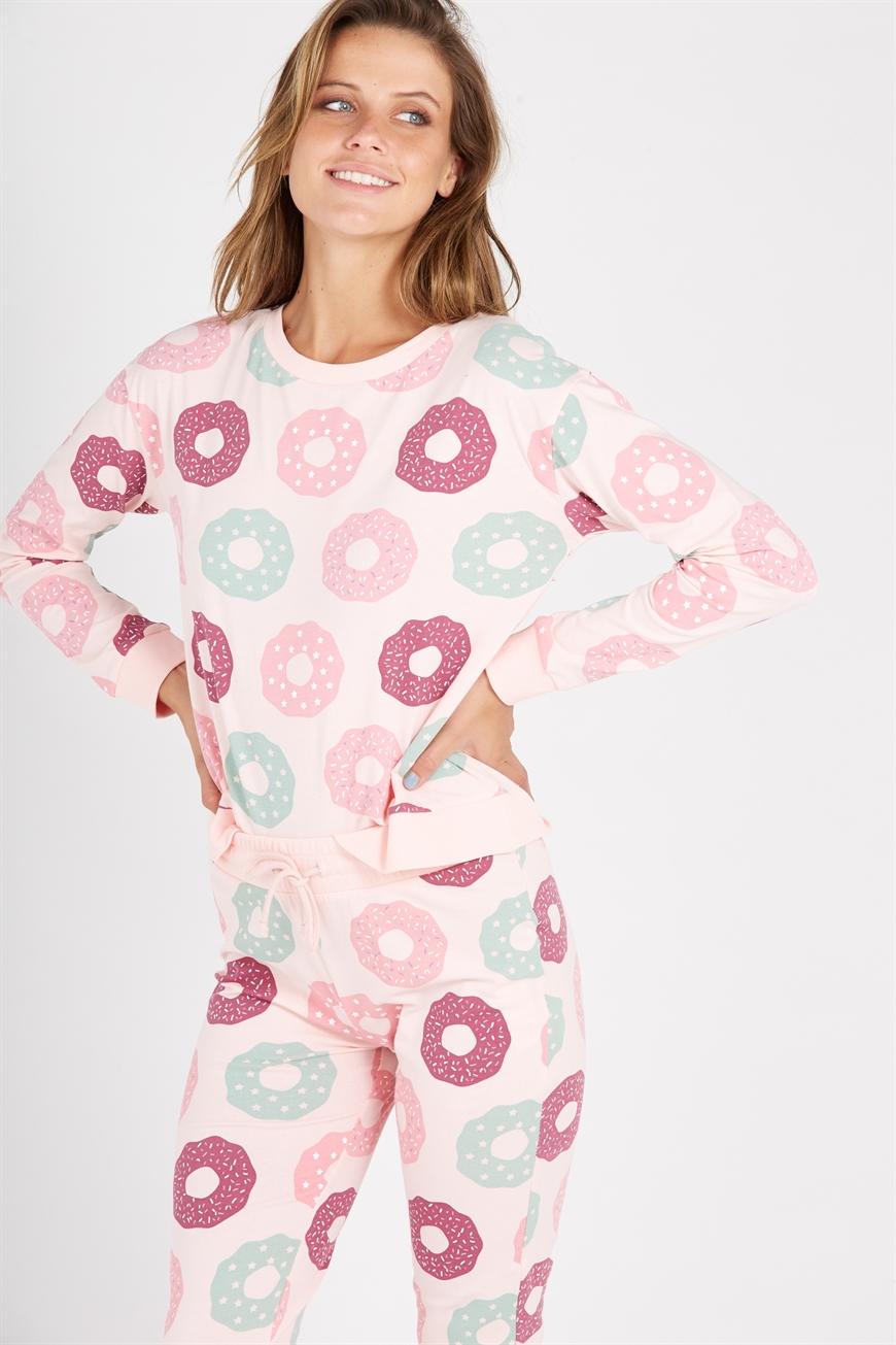 Printed slouchy sleep top - pink SuprÃ© Sleepwear | Superbalist.com