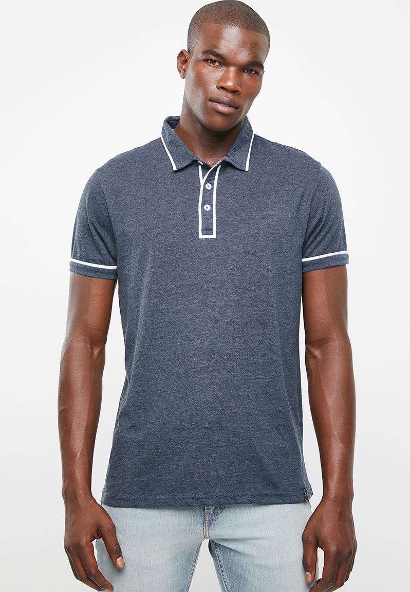 Block pique golfer - blue STYLE REPUBLIC T-Shirts & Vests | Superbalist.com