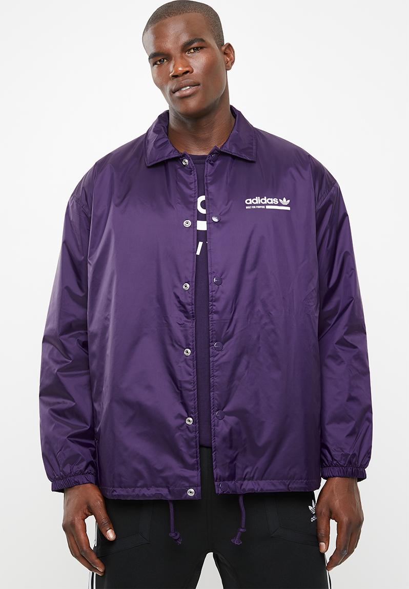 Kaval jacket- dark violet/cloud white adidas Originals Hoodies, Sweats \u0026  Jackets | Superbalist.com