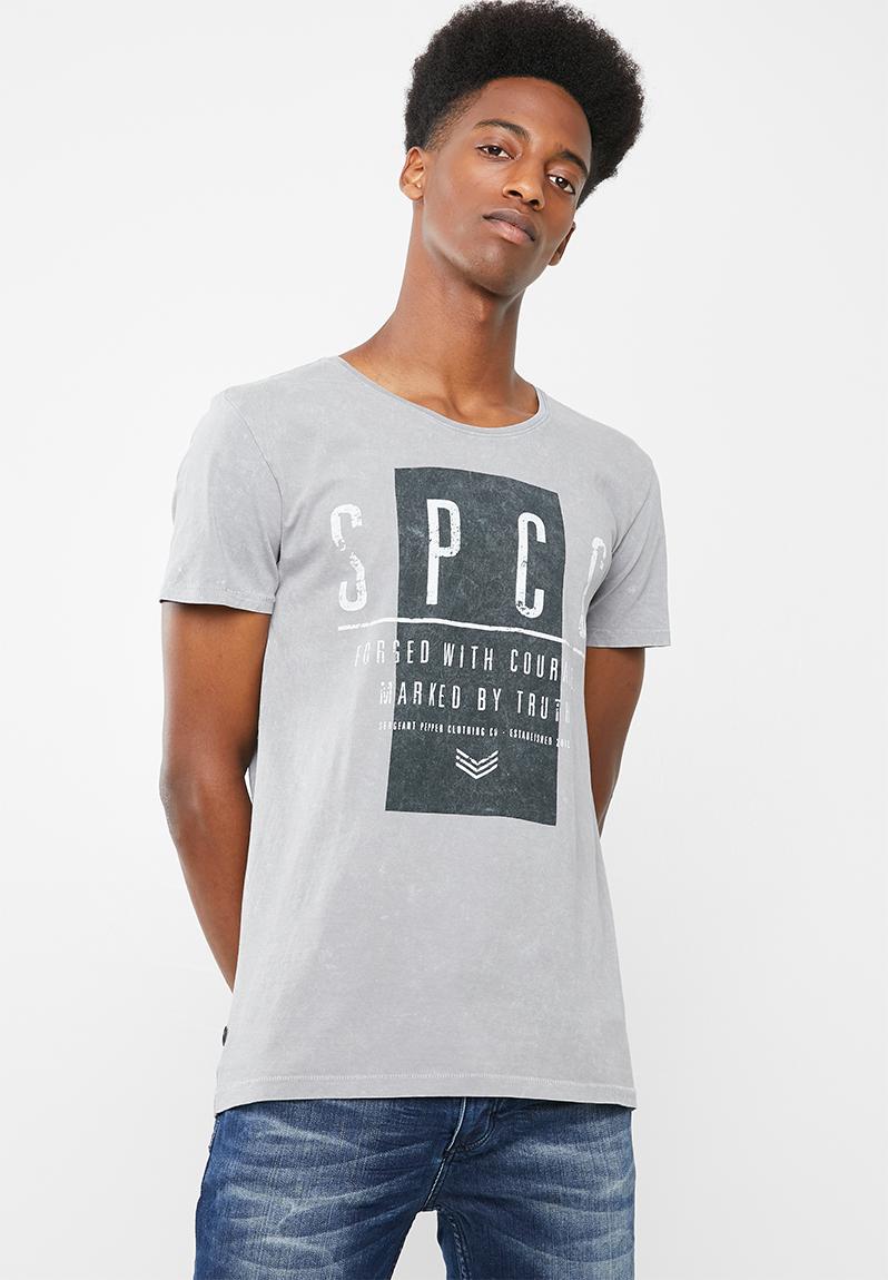 SPCC Courage printed tee - wrought iron S.P.C.C. T-Shirts & Vests ...