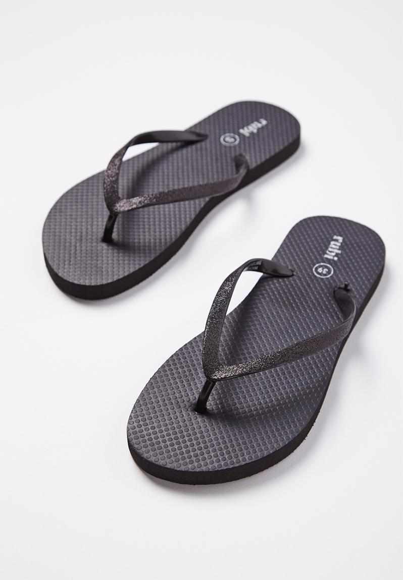 Rubi thong - black glitter Cotton On Sandals & Flip Flops | Superbalist.com