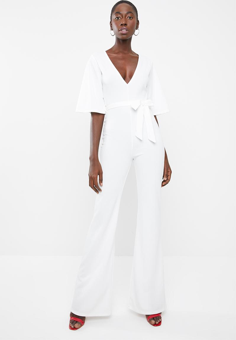 white kimono jumpsuit