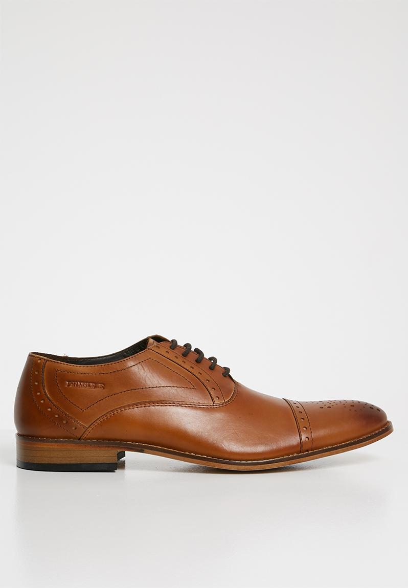 Fledger leather toe cap - tan Pringle of Scotland Formal Shoes ...