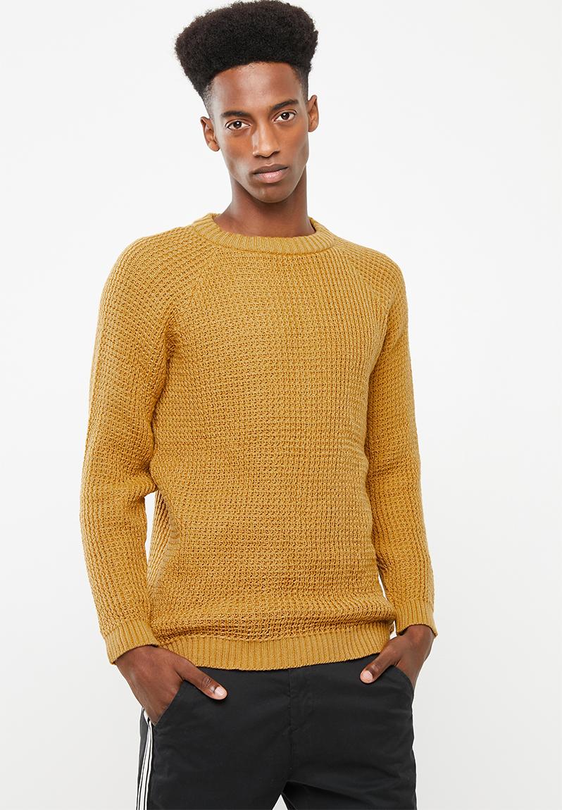 Raglan textured knit - mustard Superbalist Knitwear | Superbalist.com