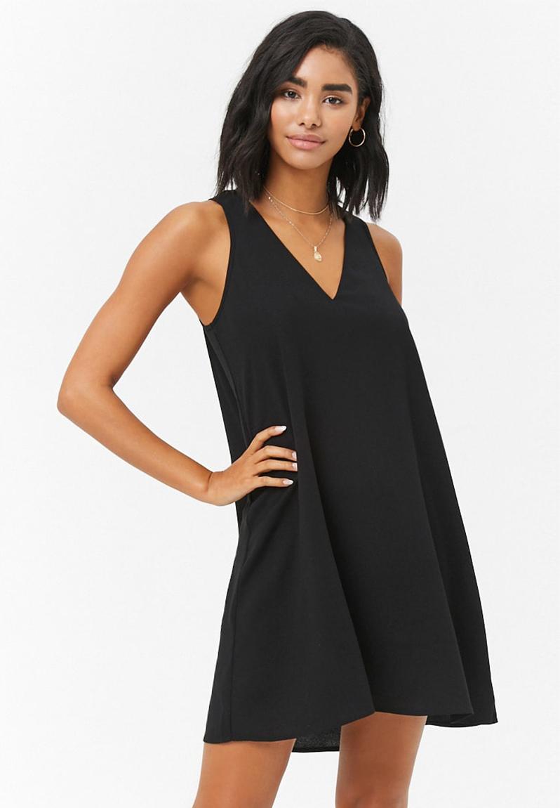 V-neck sleeveless dress - black Forever21 Casual | Superbalist.com