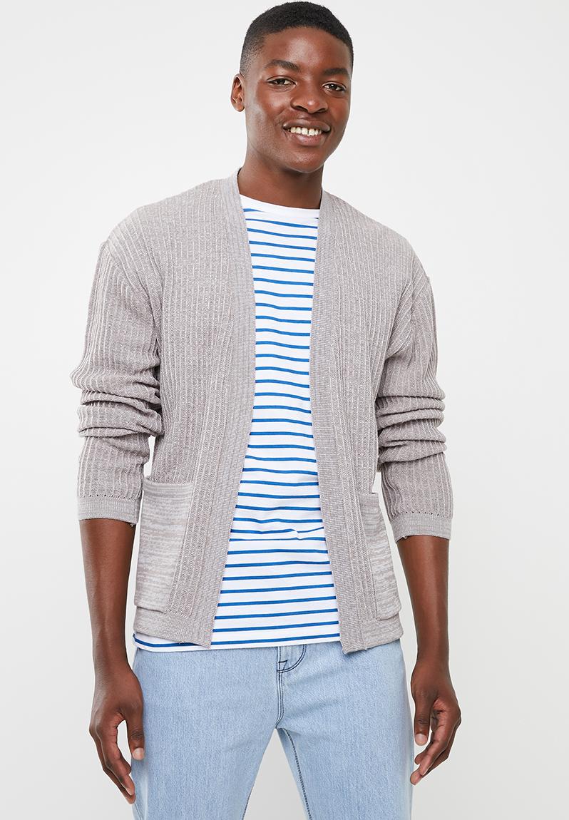 Lightweight buttonless cardi - grey Superbalist Knitwear | Superbalist.com