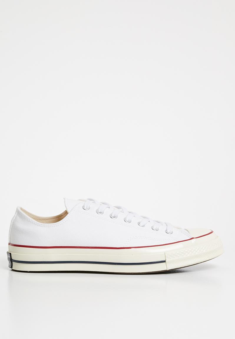 Chuck 70 - ox - canvas - 162065c - white/garnet/egret Converse Sneakers ...