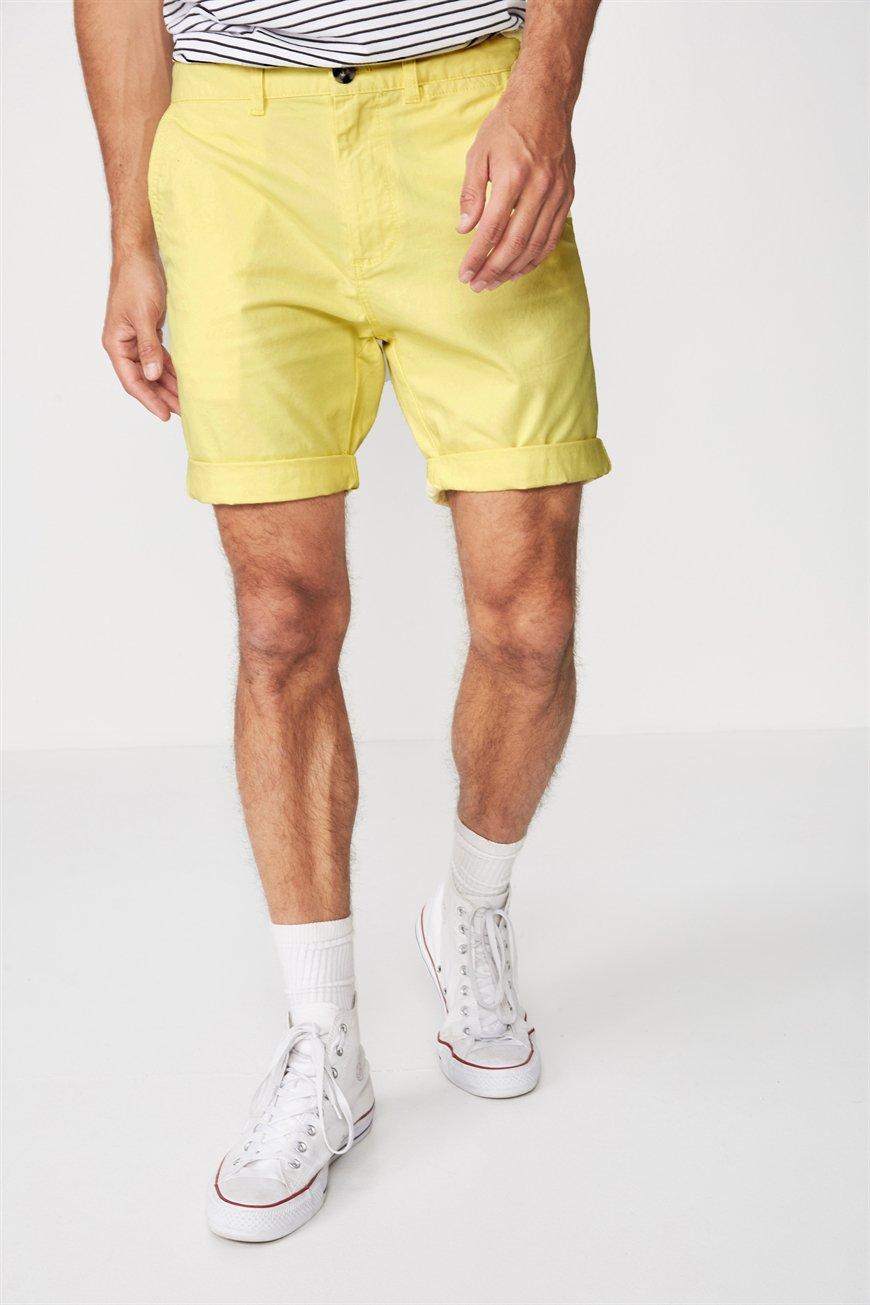 Washed chino short- iris yellow Cotton On Shorts | Superbalist.com