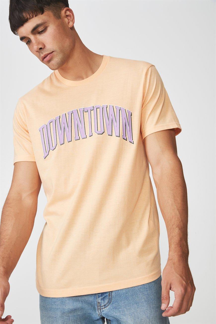 tangerine color t shirt