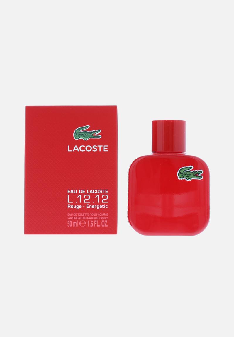 Lacoste 12.12 Rouge Energetic Pour Homme Edt - 50ml (Parallel Import ...