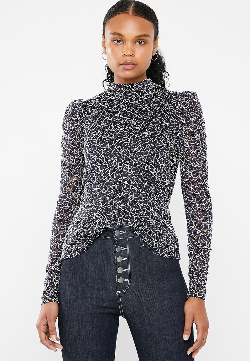 Desiree long sleeve blouse - navy Vero Moda Blouses | Superbalist.com