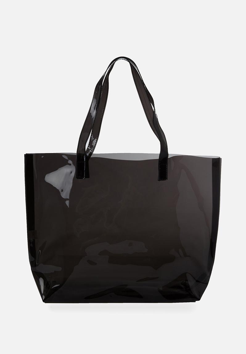Crystal clear tote black Cotton On Bags & Purses