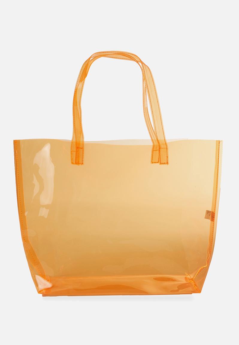 Crystal clear tote - orange Cotton On Bags & Purses | Superbalist.com