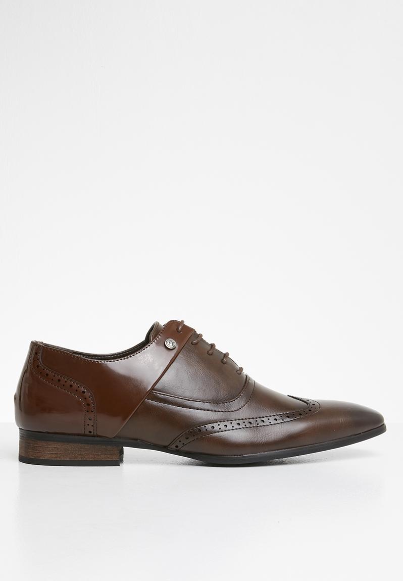 Magio patent brogue - dark brown MAZERATA Formal Shoes | Superbalist.com