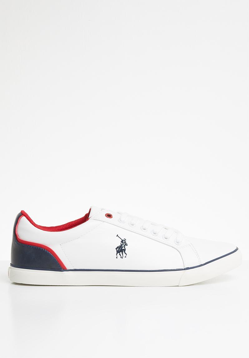 Mens Polo round toe sneakers - white POLO Slip-ons and Loafers ...