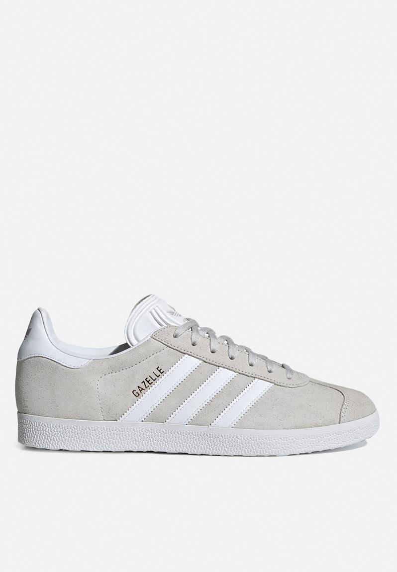 adidas grey and white gazelle