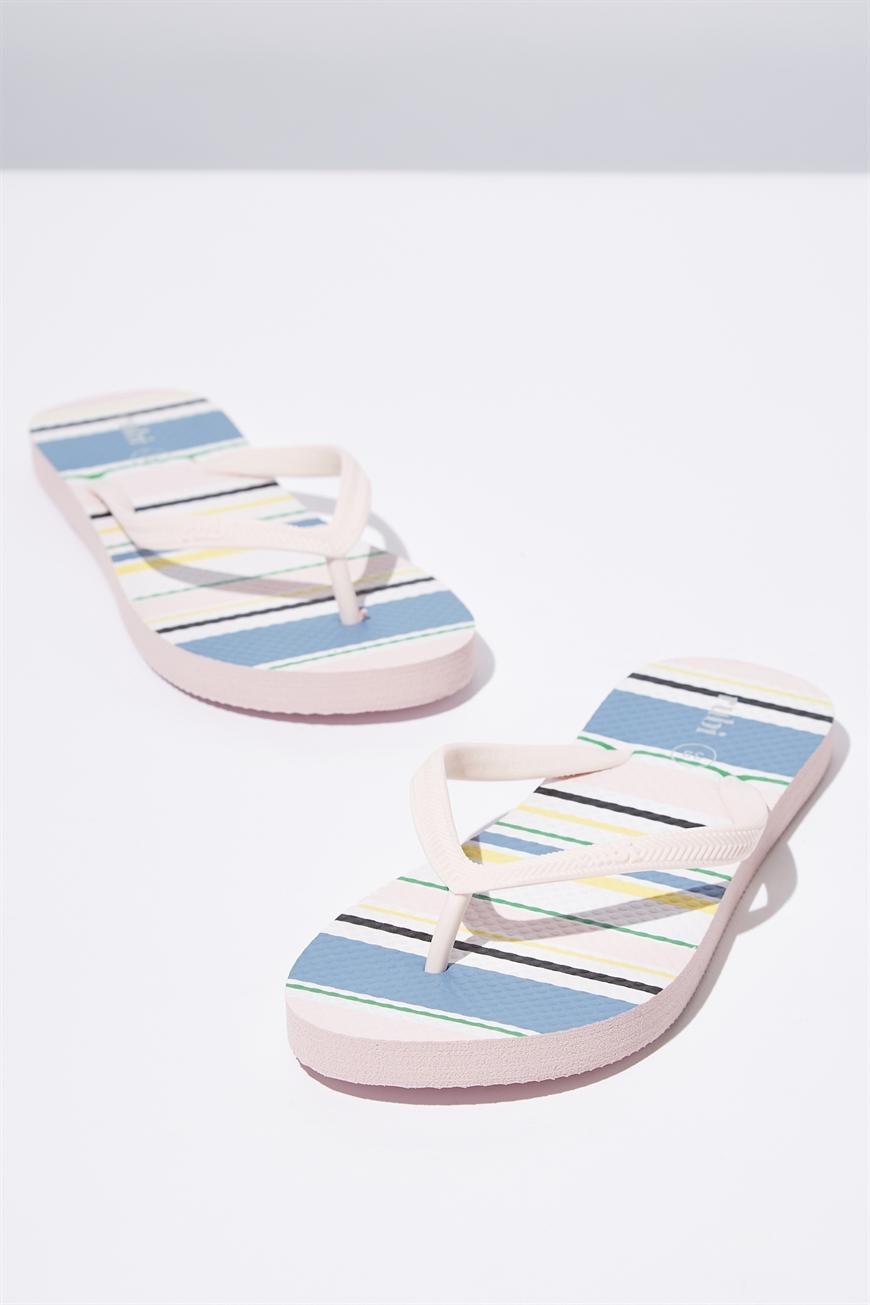  Rubi  thong britt multi stripe Cotton On Sandals  Flip 