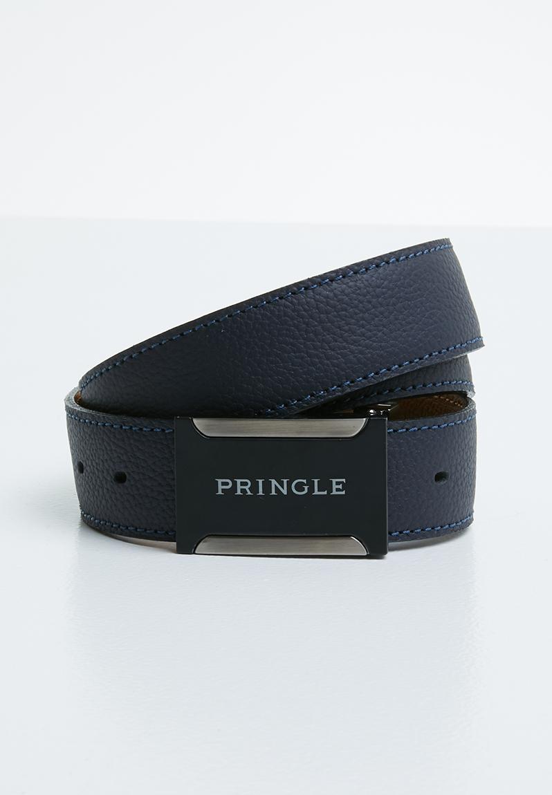 Franco leather reversible belt - navy & tan Pringle Belts | Superbalist.com