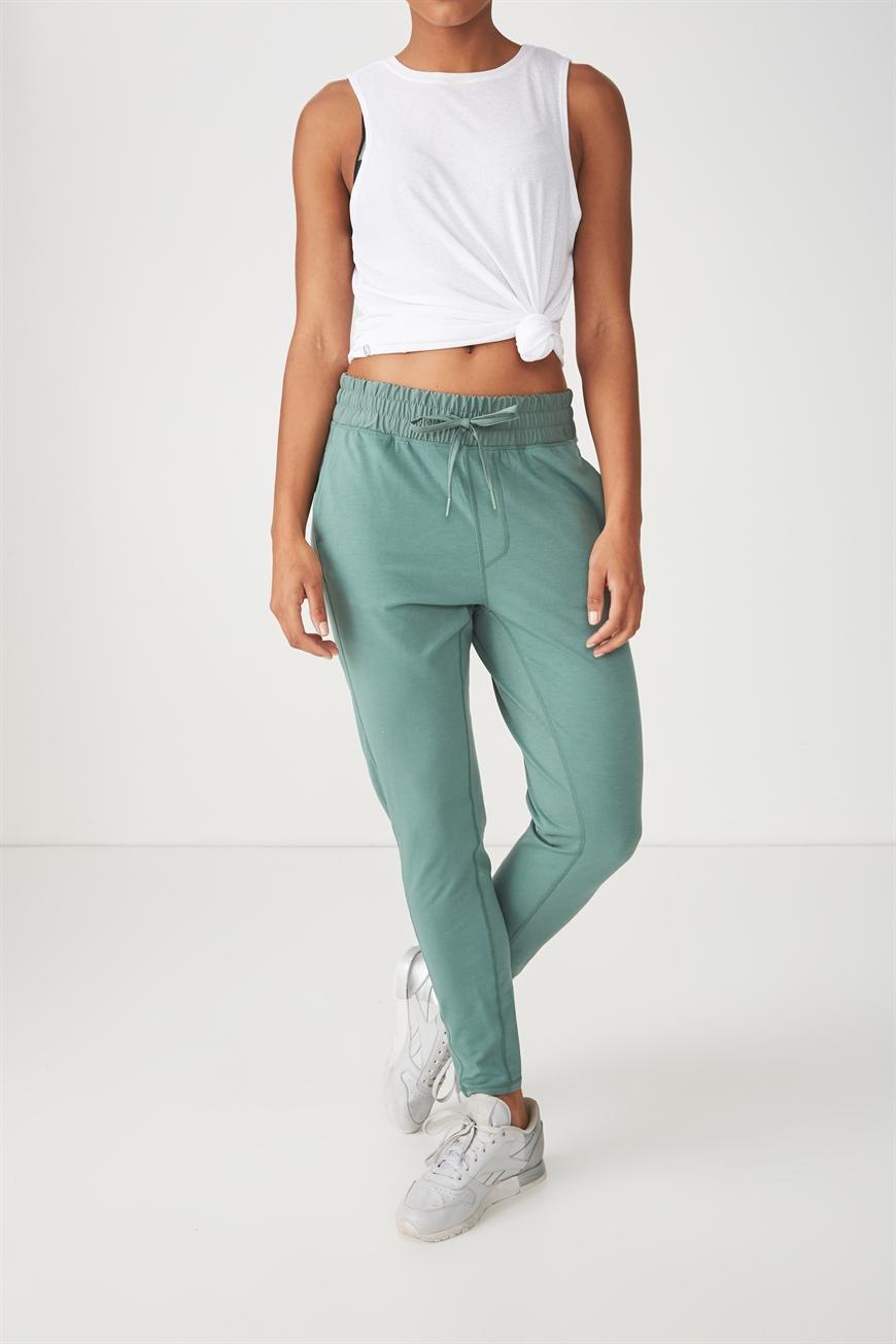 fern green pants