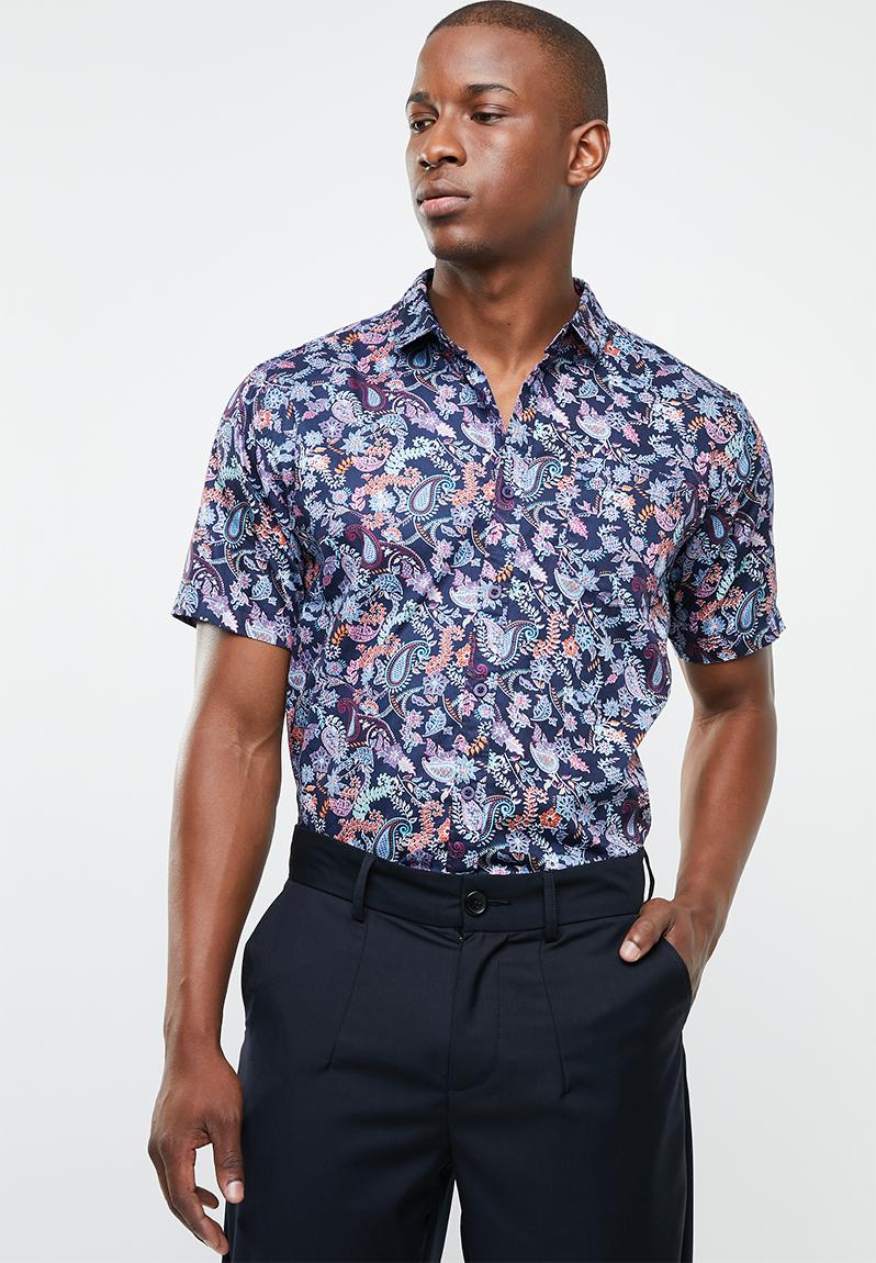 Summer paisley short sleeve shirt - multi STYLE REPUBLIC Shirts ...
