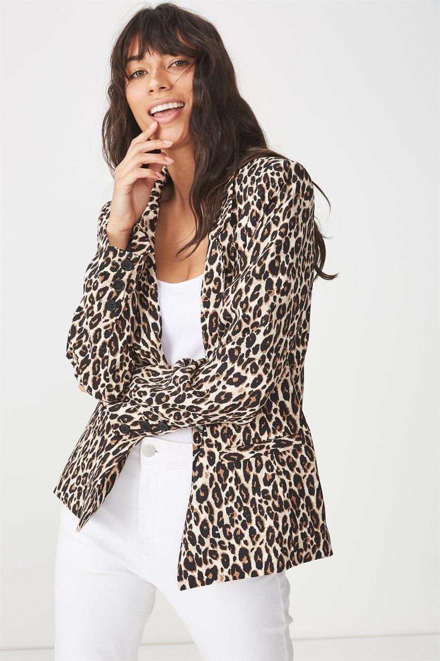 Casual blazer - leopard print Cotton On Jackets | Superbalist.com